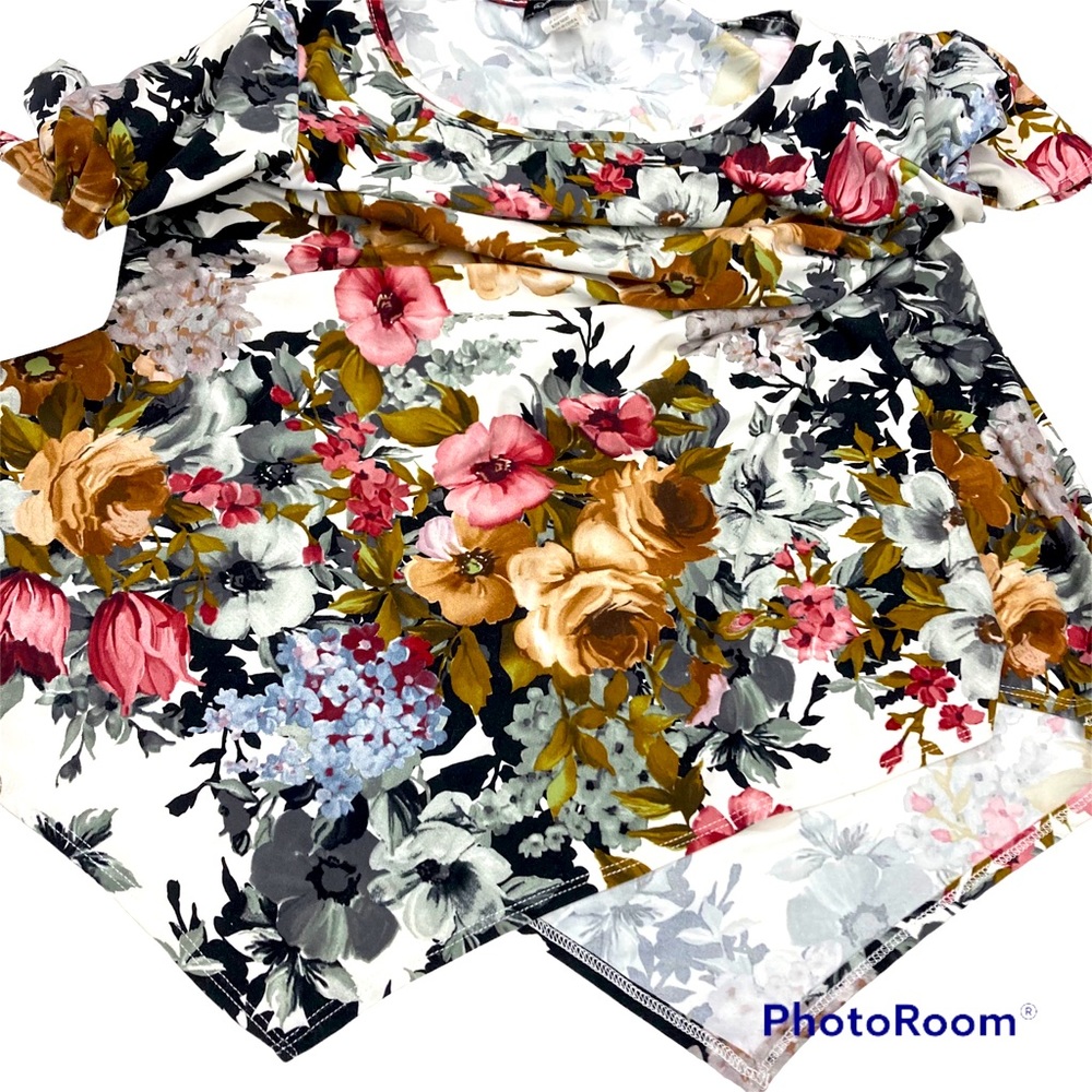 Star Vixen Floral top XL With Asymmetric Bottom - Picture 5 of 5